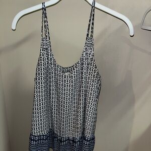 GAP Black and White Patterned Camisole
